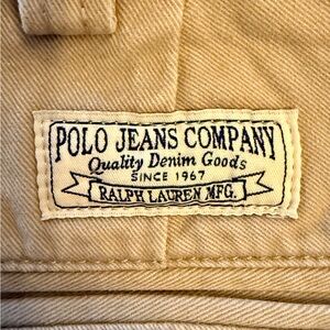 POLO JEANS COMPANY - RALPH LAUREN - KHAKI CHINOS- VINTAGE 36”x30”